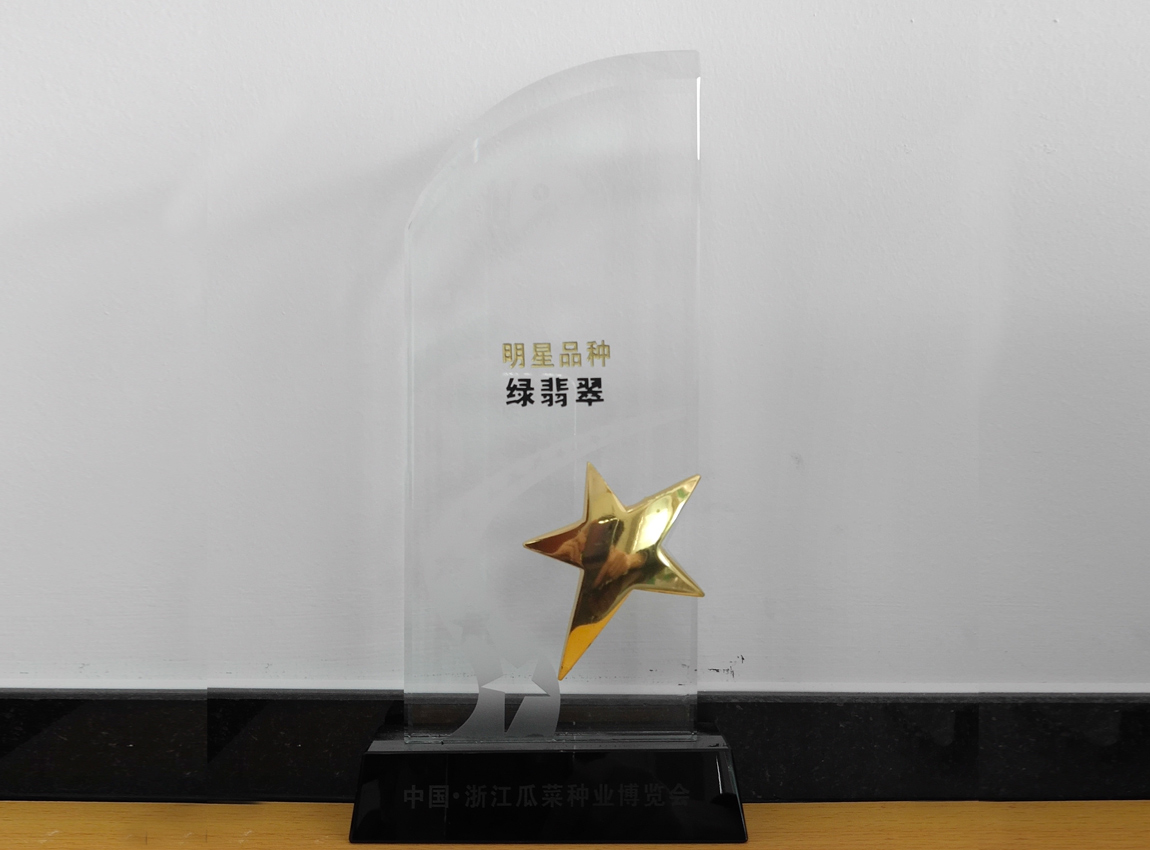 ”綠翡翠“榮獲中國浙江瓜菜會明星品種